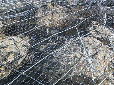 防山體山頂山坡落石網(wǎng)，包山網(wǎng)，鋼繩網(wǎng)